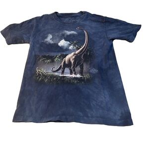 Blue Drumheller Fossil World Dinosaur T-shirt